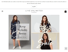 Tablet Screenshot of liveunlimitedlondon.com